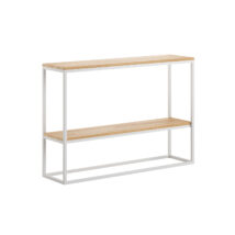 Flurkonsole weiß mit Holz