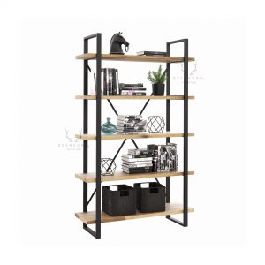 Bücherregal mit Holzböden