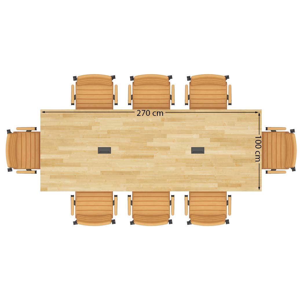 stol-konferencyjny-z-drewnianym-blatem-270x100 Stół konferencyjny z drewnianym blatem 270x100