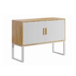 Weißer Loft Büro Aktenschrank 140cm