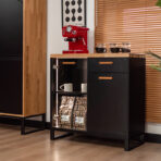 szafka micro coffee bar z podświetleniem