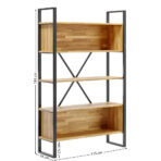 regał drewniany z 5 półkami