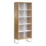 szklana witryna biała