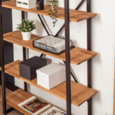 regał do gabinetu z półkami