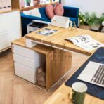 Loft-Schreibtisch Eiche
