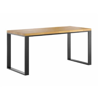 Schreibtisch mit Holzplatte