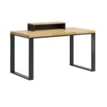 Schreibtisch mit Eichenplatte 140x70 + kostenlose Erweiterung