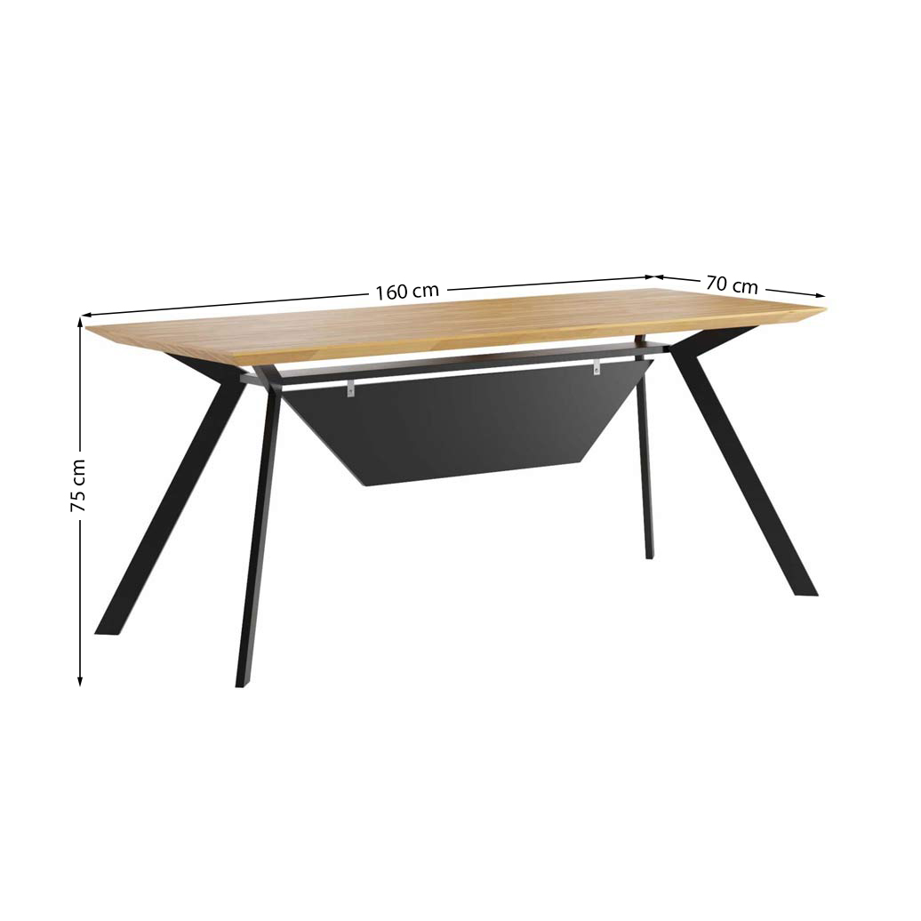 biurko z blendą maskującą biurko z blendą maskującą