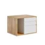 Weißer Rollcontainer mit Schubladen "loft office plus"