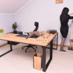 Loft-Eckschreibtisch