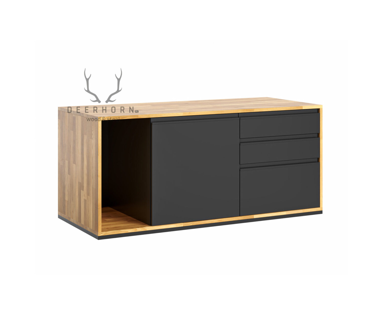 Schrank_mit_Schubladen Loft-Schrank