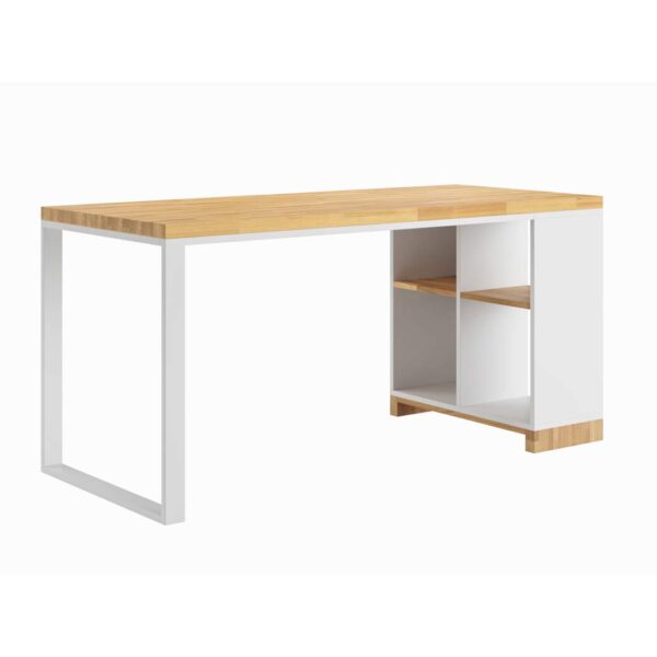 weißer Deerhorn-Schreibtisch