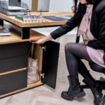 Schrank-Schreibtisch