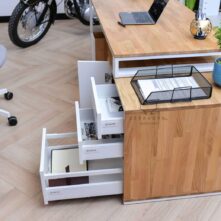 loft Schreibtisch weiß