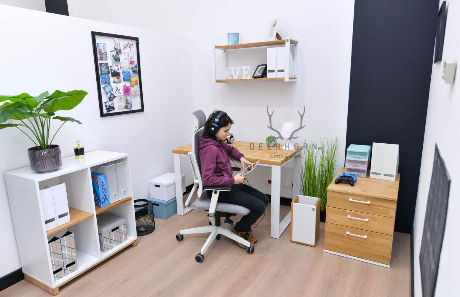 white_desk_girls weißer Schreibtisch für ein Mädchen