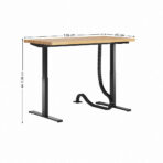 biurko regulowane z panelem sterowania i pamięcią pozycji