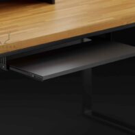 Tastaturablage unter dem Schreibtisch