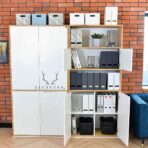 Büroschrank weiß