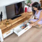 weißer rtv-Schrank