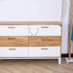moderne weiße Kommode