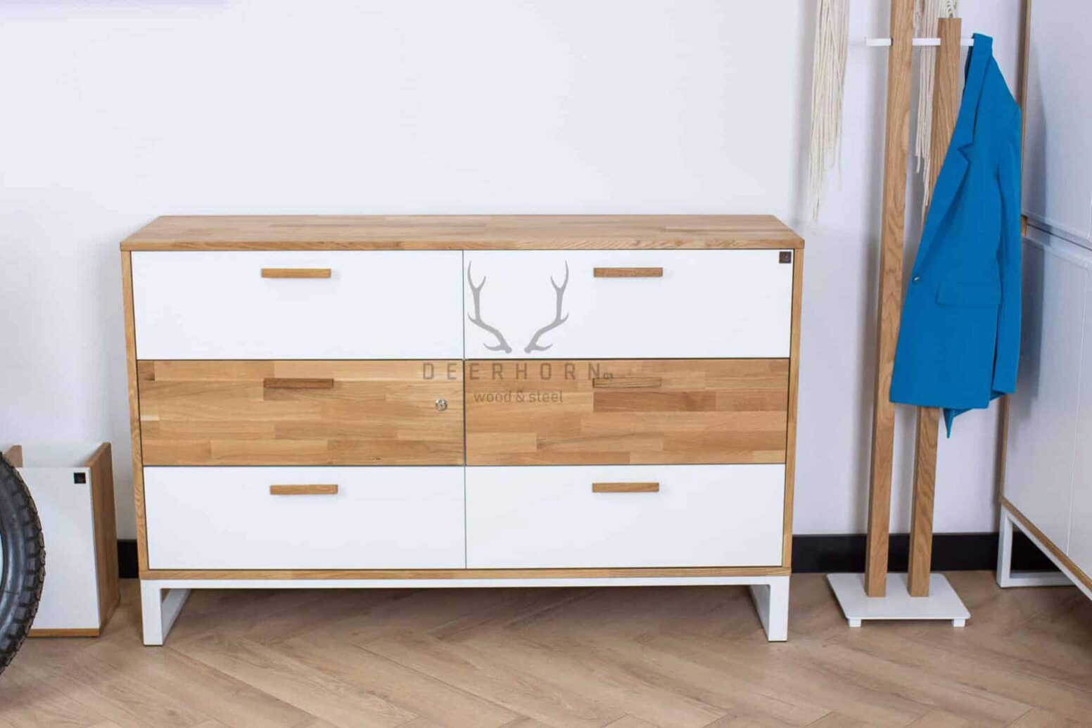 moderner_weißer_Schrank moderne weiße Kommode