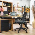 Schreibtisch Holz Metall