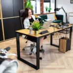 Premium-Schreibtisch schwarz