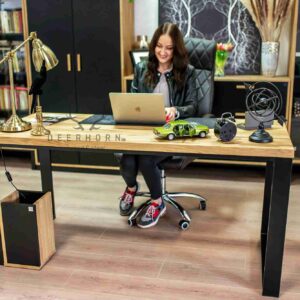 Bürotisch mit Rollcontainer