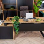 Loft-Schreibtisch Eiche