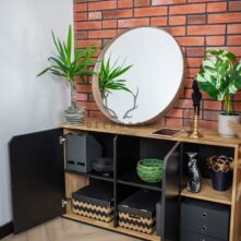 Bürokommode aus Holz