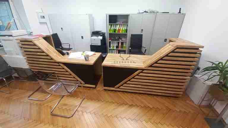 Loft-Büro-Empfangstheken