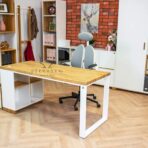 Schreibtisch Holz Metall