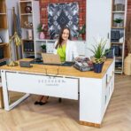 Eckschreibtisch weiß