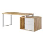 Schreibtisch rechts mit Rollcontainer für Büro