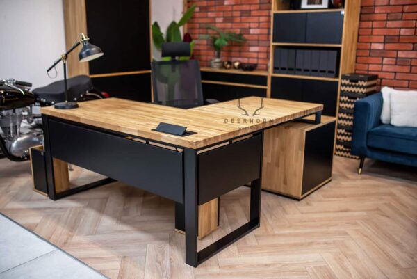Eck-Loft-Schreibtisch