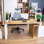 Loft-Schreibtisch Eiche