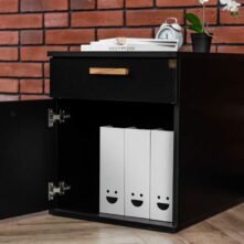 offener Schreibtischschrank