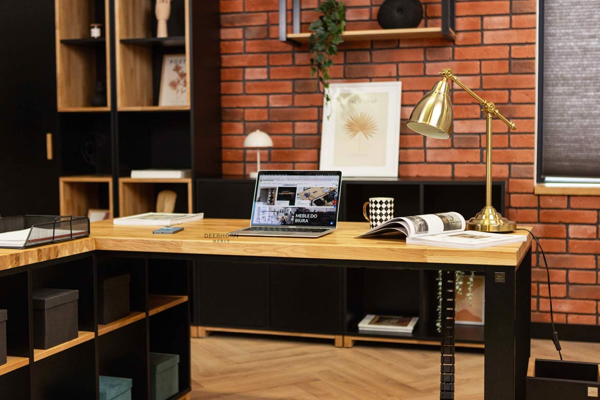 Schreibtisch Ihrer Träume -loft Eckschreibtisch| Deerhorn Möbel