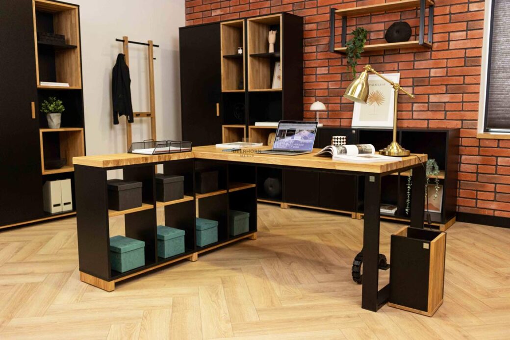 Schreibtisch Ihrer Träume -loft Eckschreibtisch| Deerhorn Möbel