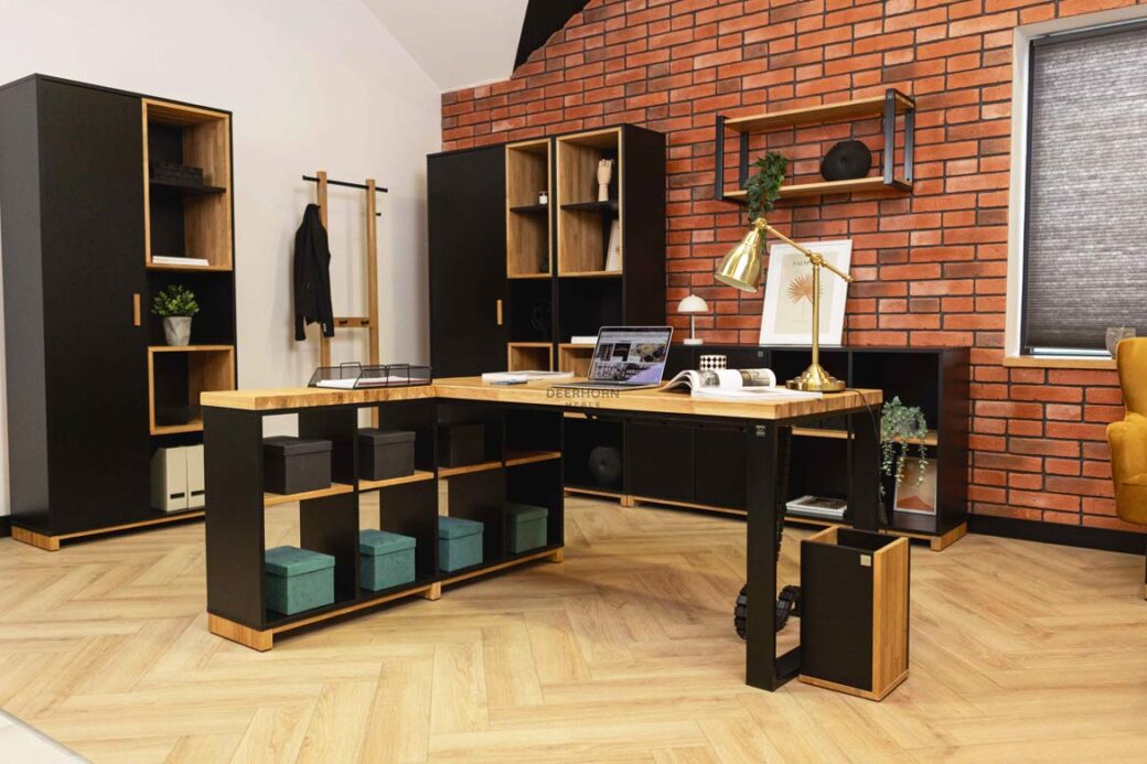 Schreibtisch Ihrer Träume -loft Eckschreibtisch| Deerhorn Möbel