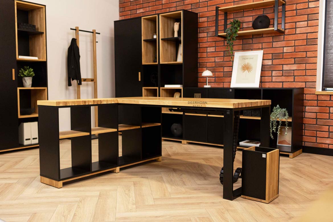 Schreibtisch Ihrer Träume -loft Eckschreibtisch| Deerhorn Möbel