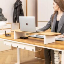 Laptop-Ständer weiß