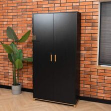 Schrank für das Arbeitszimmer schwarz