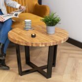 Runder Tisch schwarz
