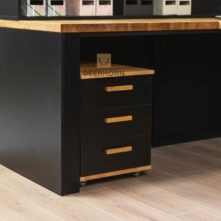 Empfangstheke mobiler Sockel mit 3 Schubladen