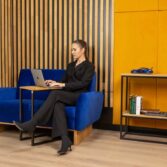 modernes Bürosofa für zwei Personen