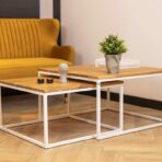 Couchtisch quadratisch weiß