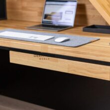 Untertischschublade mit Holzblende