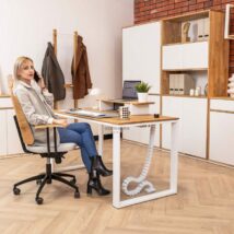 loft desk weiß, Frontansicht