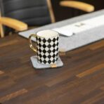 Filznapfunterlage, grau